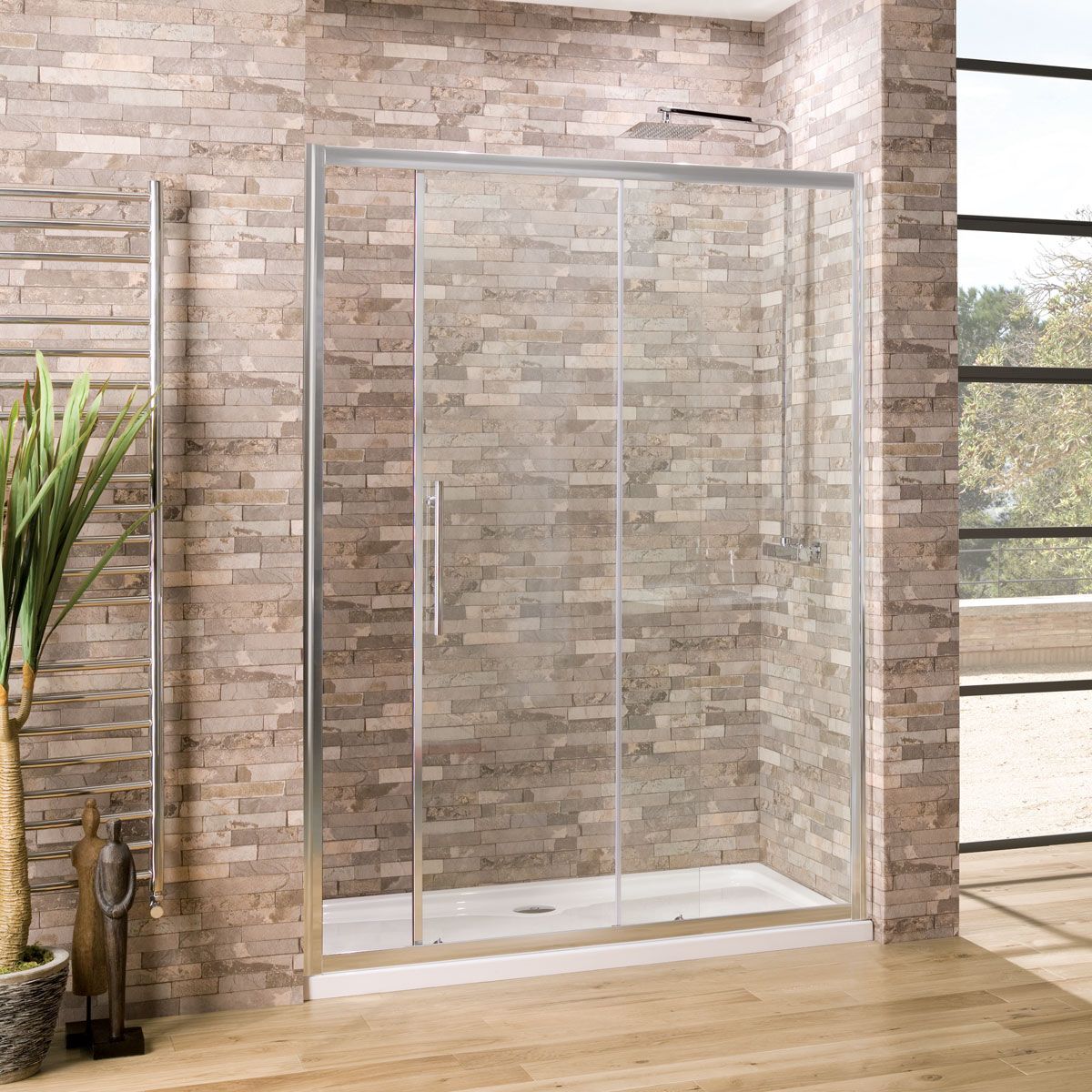 Coral 6mm Sliding Shower Door 1200mm