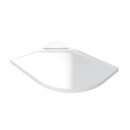 Kudos Connect 2 Antislip Slimline Offset Quadrant Shower Tray White 1200 x 800mm Left Hand