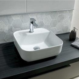 Layla 1 Tap Hole Freestanding Square Basin 500mm
