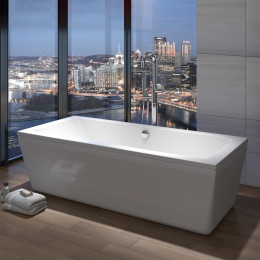 The White Space Senna Double Ended Freestanding Bath - 1800mm x